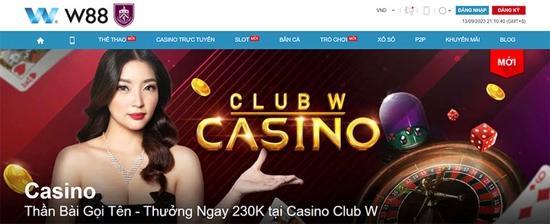 Casino trực tuyến W88