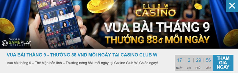 Live casino W88