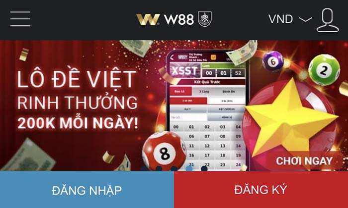 W88 tặng 68k